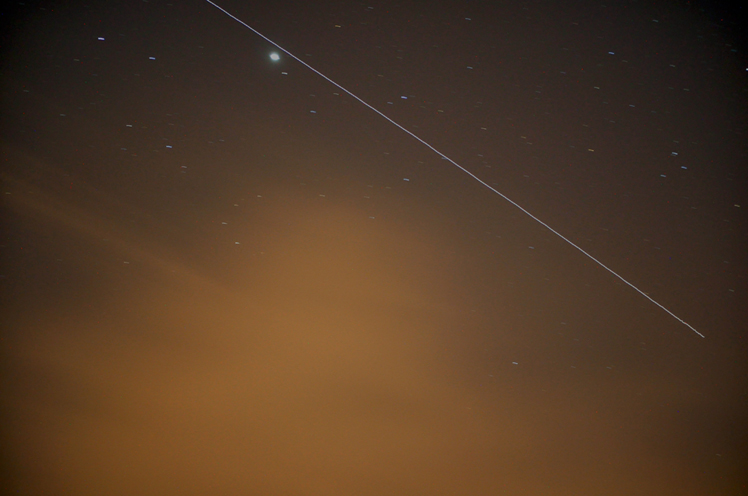 ISS nel cielo di Napoli 8 novembre